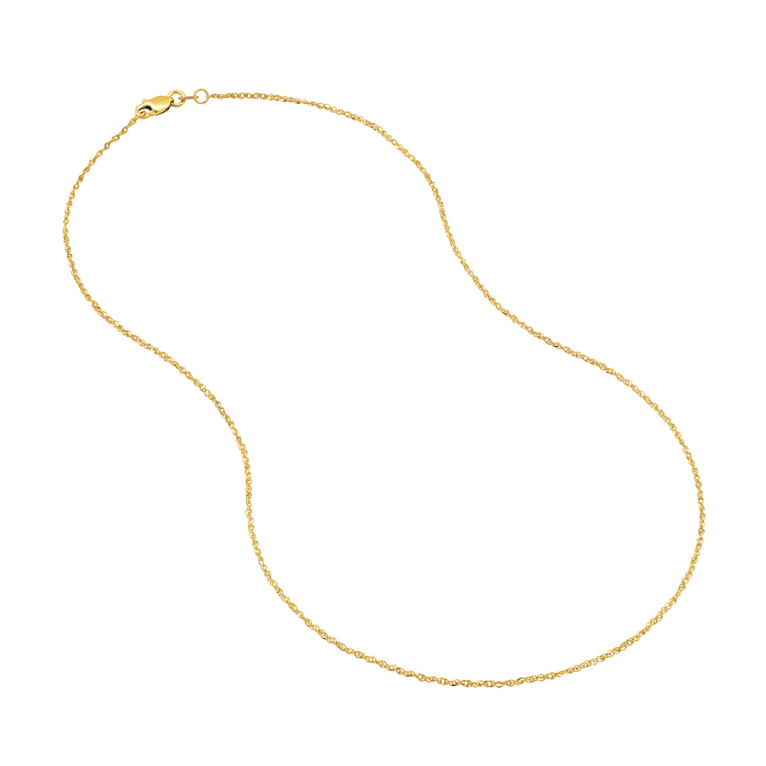 1.37mm Sparkle Singapore Chain with Lobster Lock