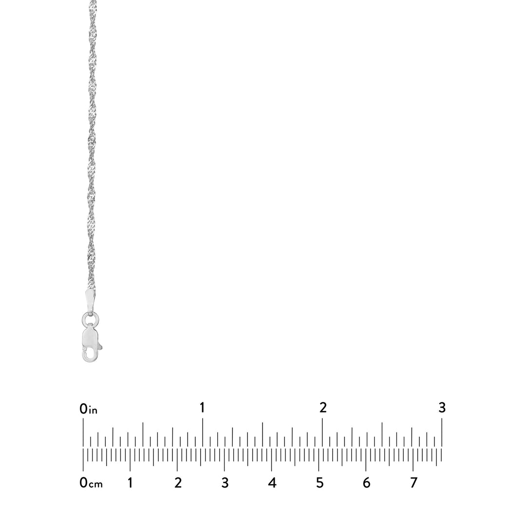 1.7mm Singapore Chain with Lobster Lock