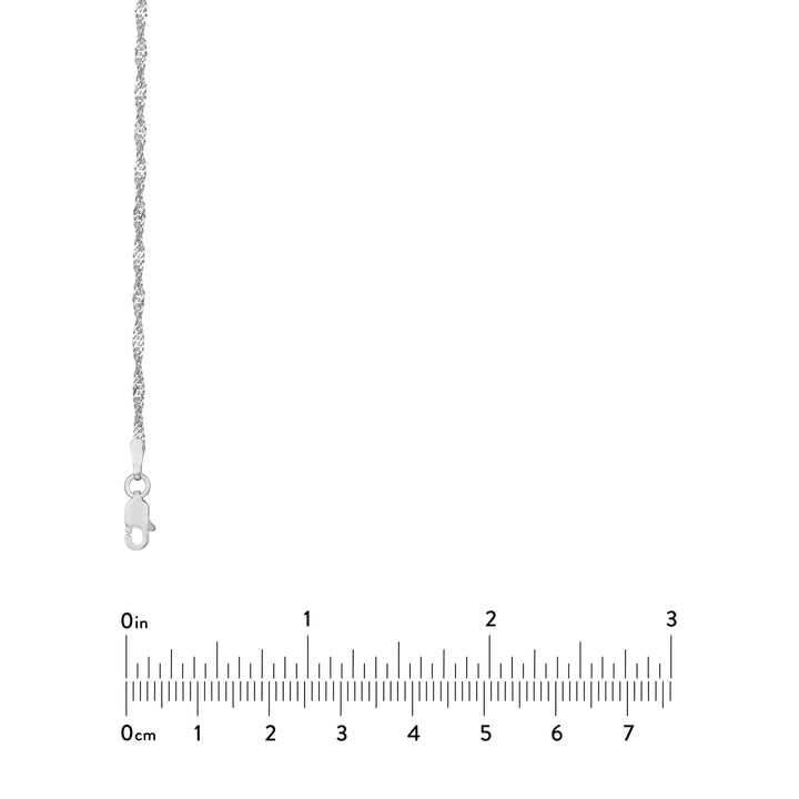 1.7mm Singapore Chain with Lobster Lock