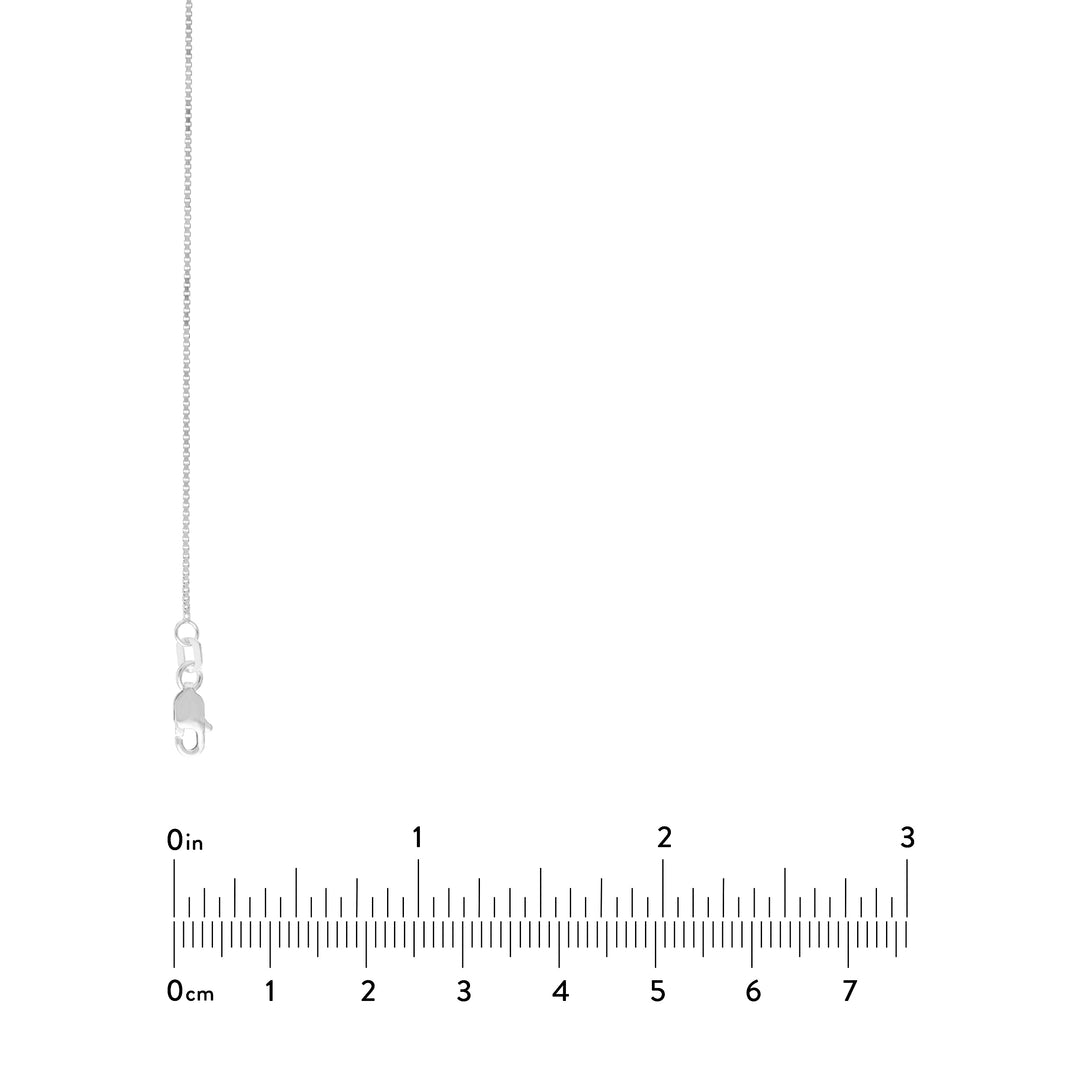 0.73mm Box Chain with Lobster Lock