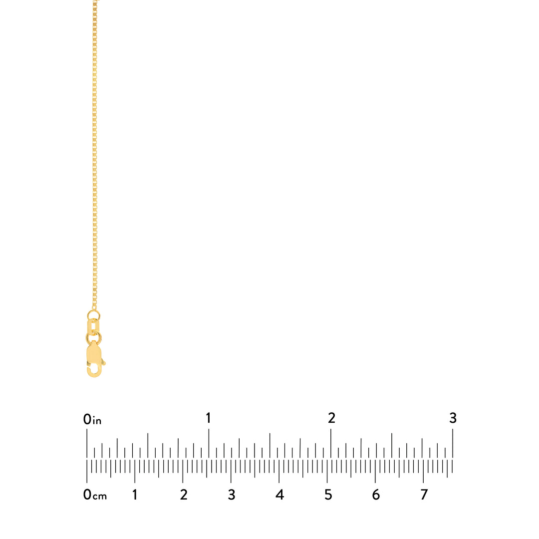 0.96mm Box Chain with Lobster Lock