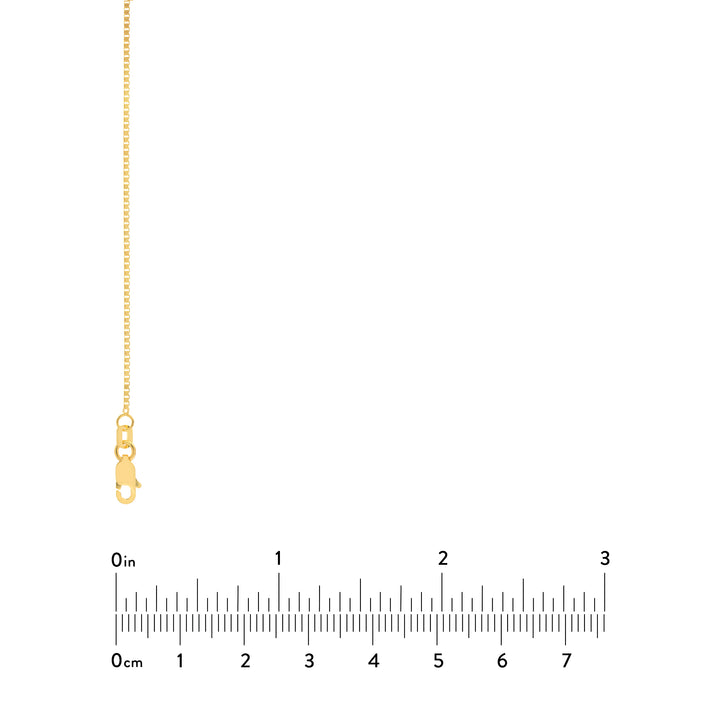 0.96mm Box Chain with Lobster Lock