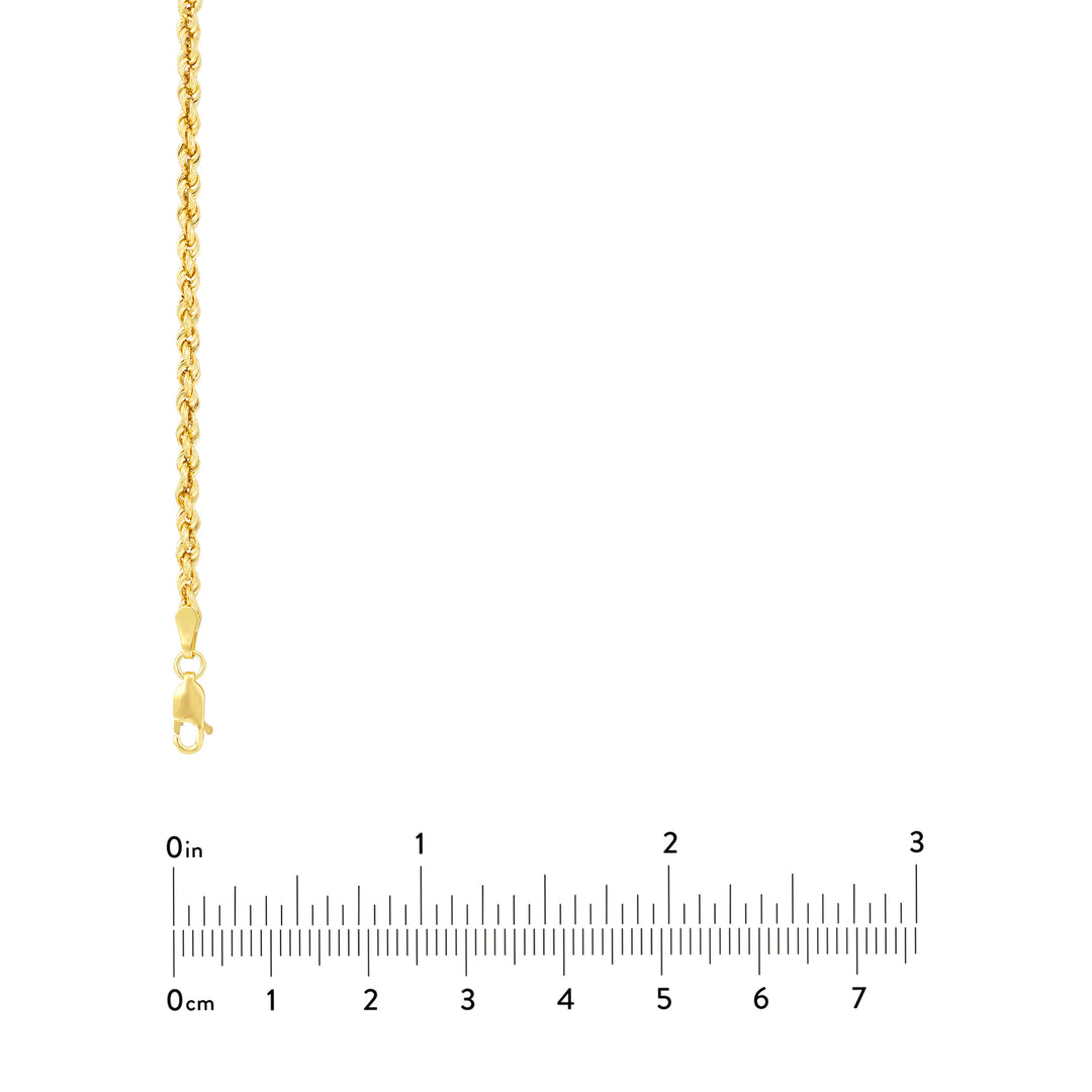 2.9mm Light Rope Chain with Lobster Lock