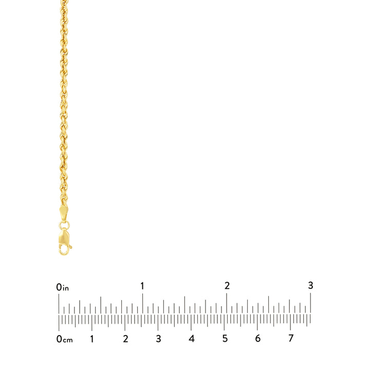 2.9mm Light Rope Chain with Lobster Lock