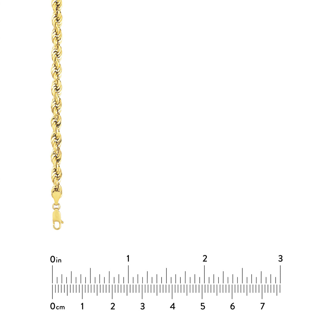 5.10mm Light Rope Chain with Lobster Lock