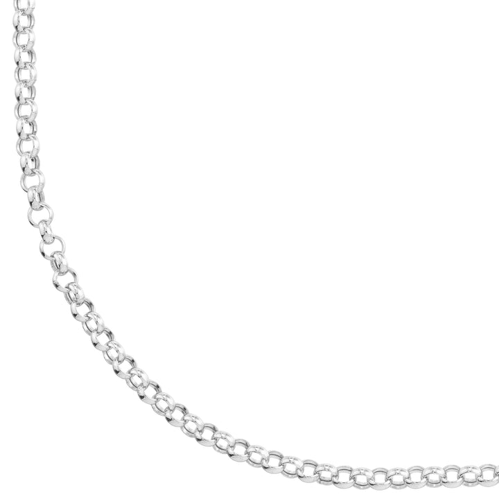 3.75mm Hollow Rolo Chain with Lobster Lock