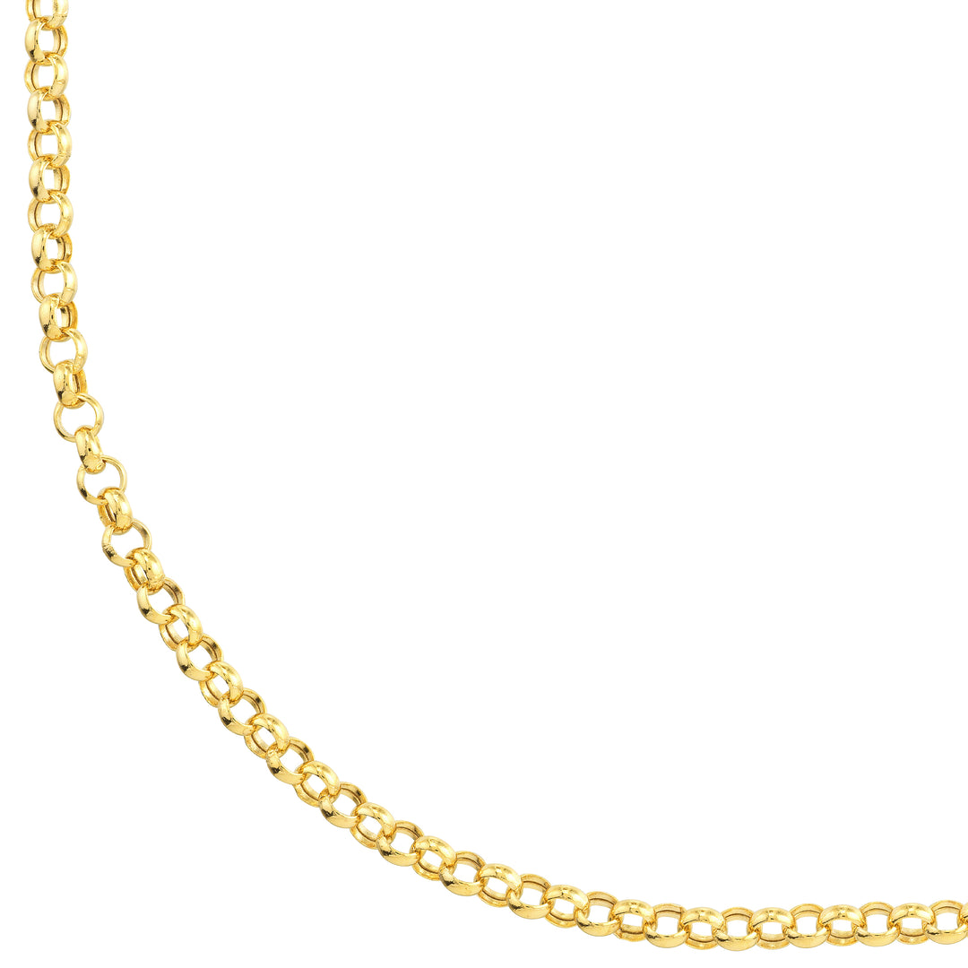 3.75mm Hollow Rolo Chain with Lobster Lock