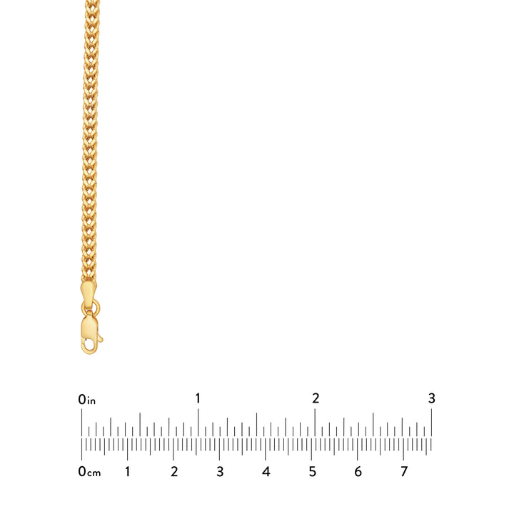 2.65mm Hollow Square Franco Chain