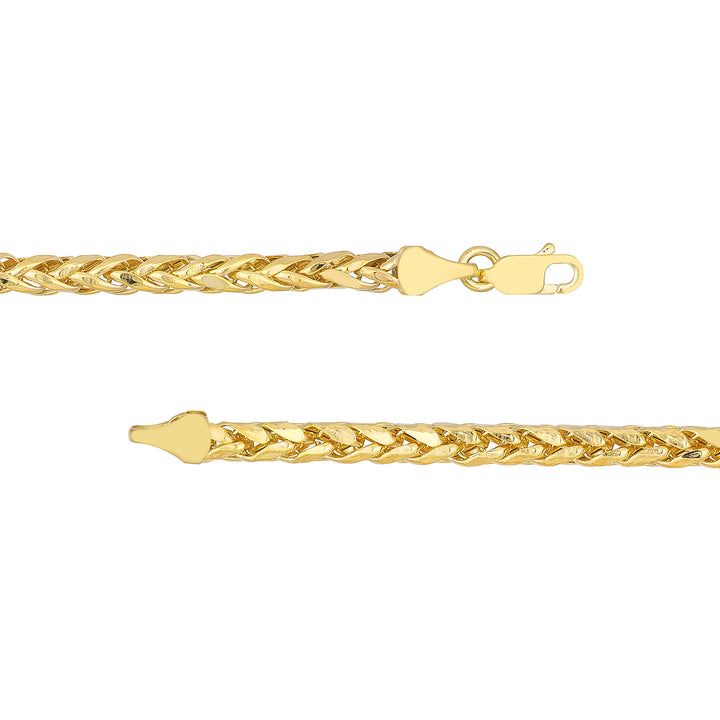 4.50mm Hollow D/C Wheat Chain 120 w/Lobster lock End Caps