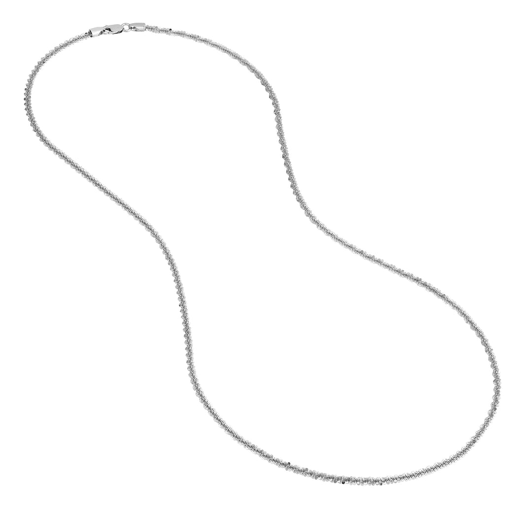 Sterling Silver 2.9mm Sparkle Chain with Lobster Lock