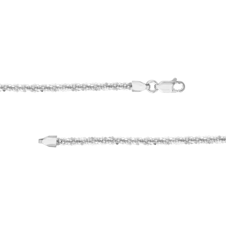 Sterling Silver 2.9mm Sparkle Chain with Lobster Lock