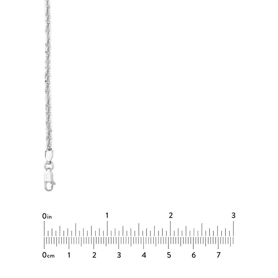 Sterling Silver 2.9mm Sparkle Chain with Lobster Lock