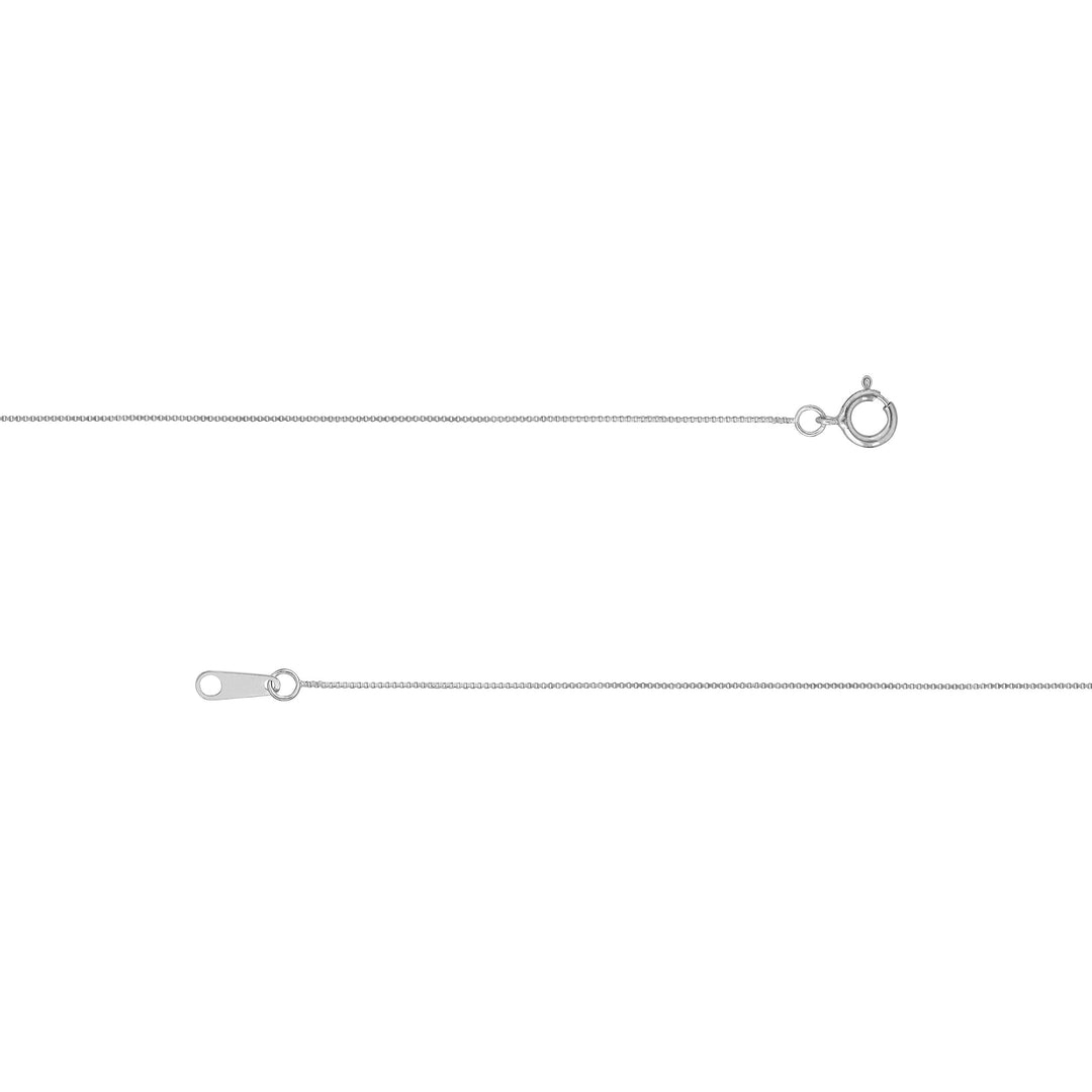 0.55mm Box Chain with Spring Ring and Q-Tag