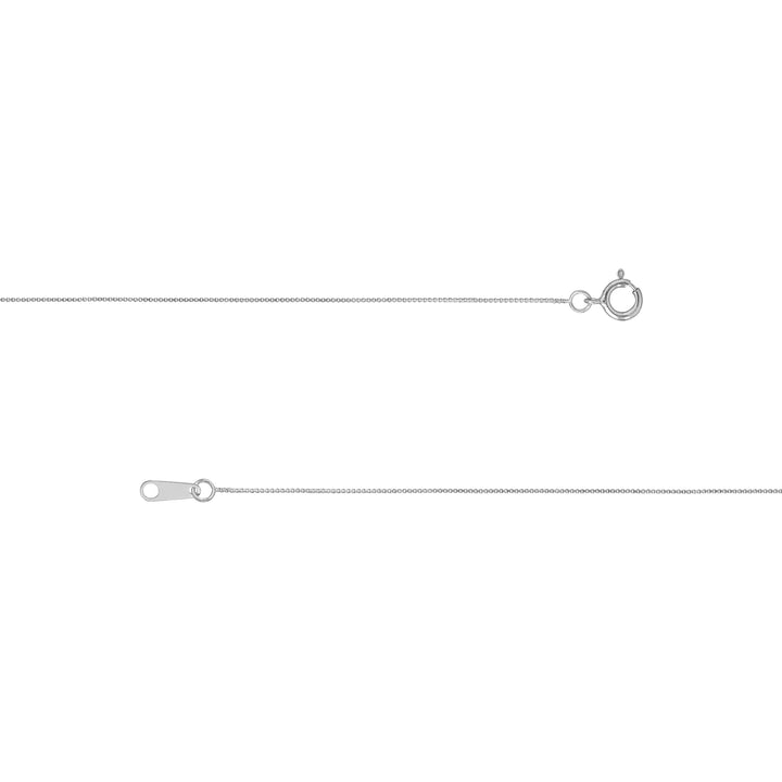 0.55mm Box Chain with Spring Ring and Q-Tag