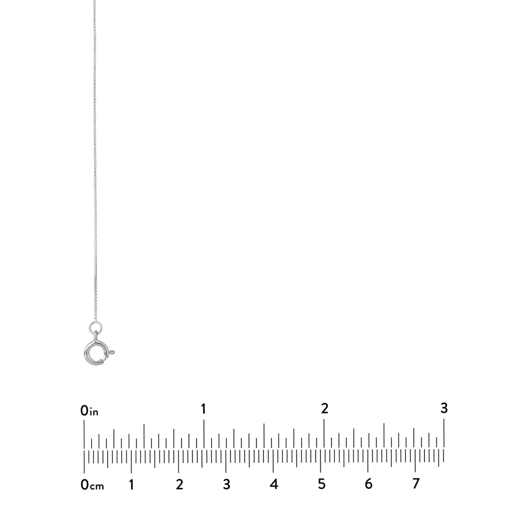 0.55mm Box Chain with Spring Ring and Q-Tag