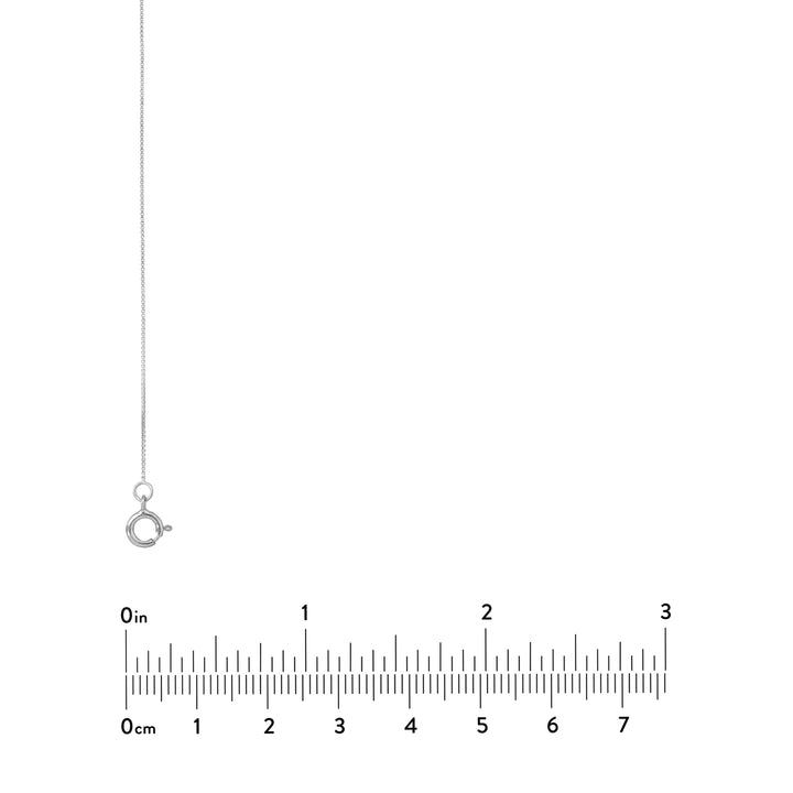 0.55mm Box Chain with Spring Ring and Q-Tag