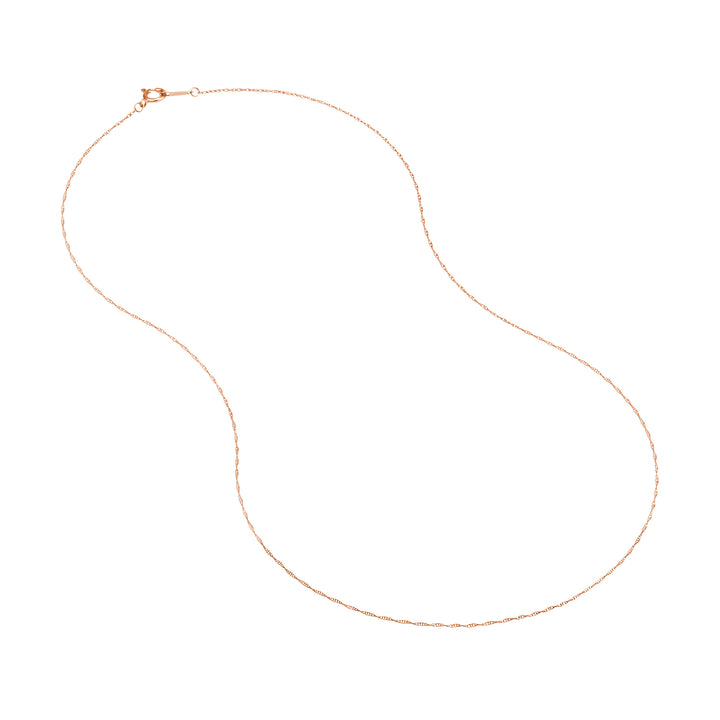 0.80mm Pendant Rope with Spring Ring Chain