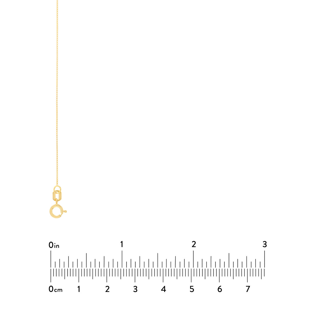 0.55mm Adjustable Box Chain with Spring Ring