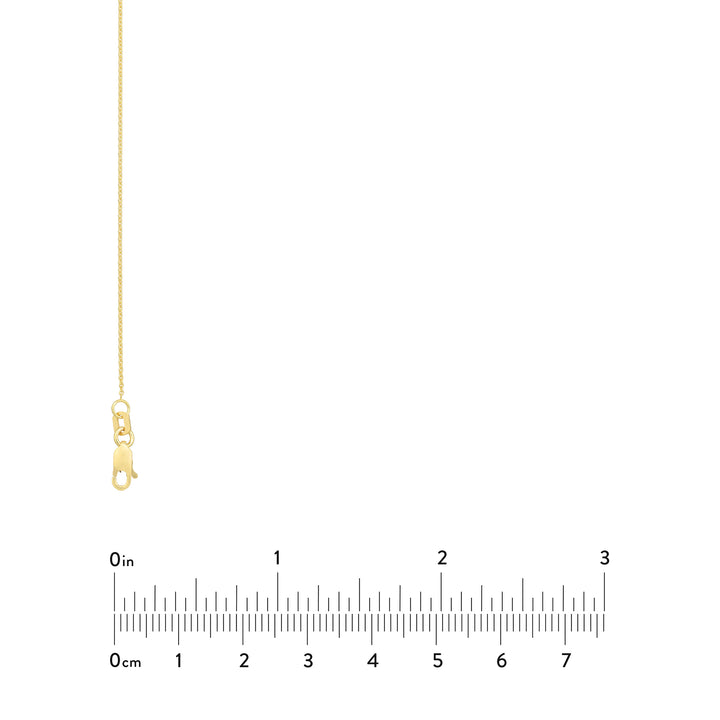 0.9mm Adjustable Cable Chain with Lobster Lock