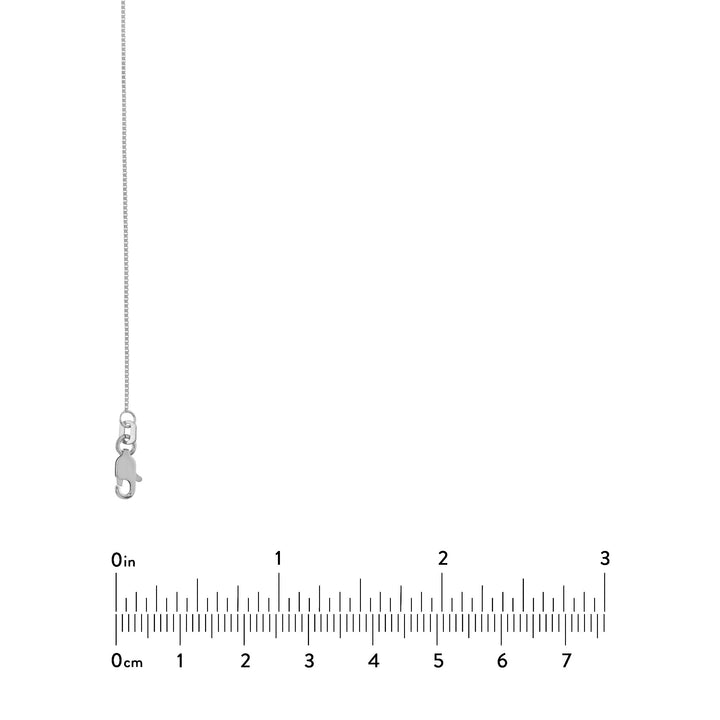 0.66mm Adjustable Box Chain with Lobster Lock