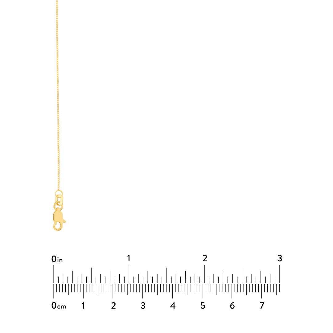 0.66mm Adjustable Box Chain with Lobster Lock