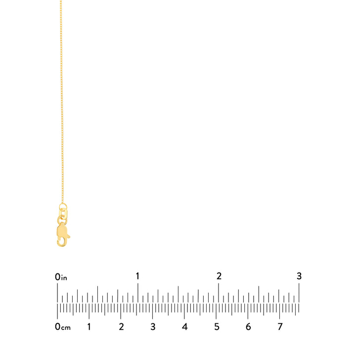 0.66mm Adjustable Box Chain with Lobster Lock