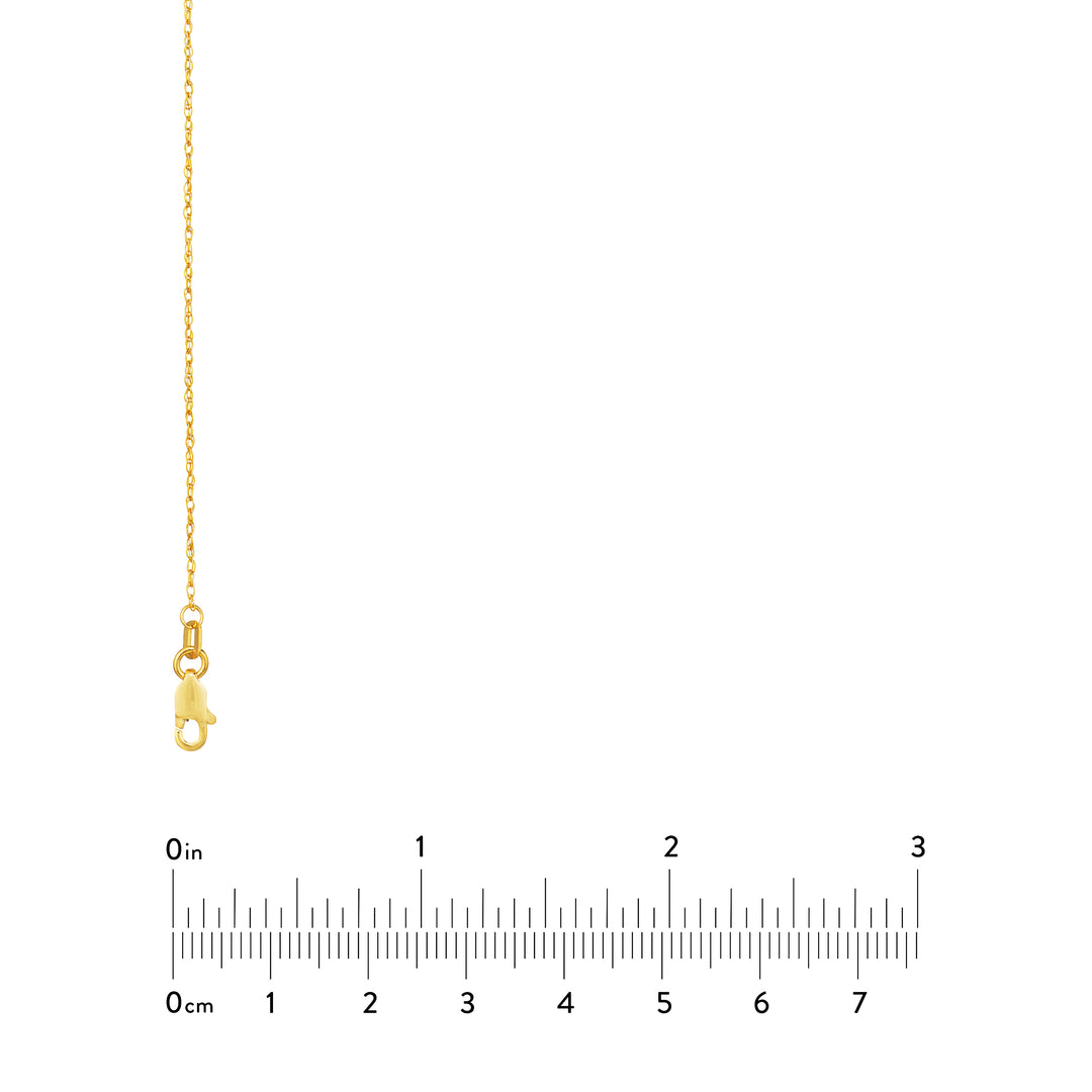 0.95mm Pendant Rope Chain with Lobster Lock