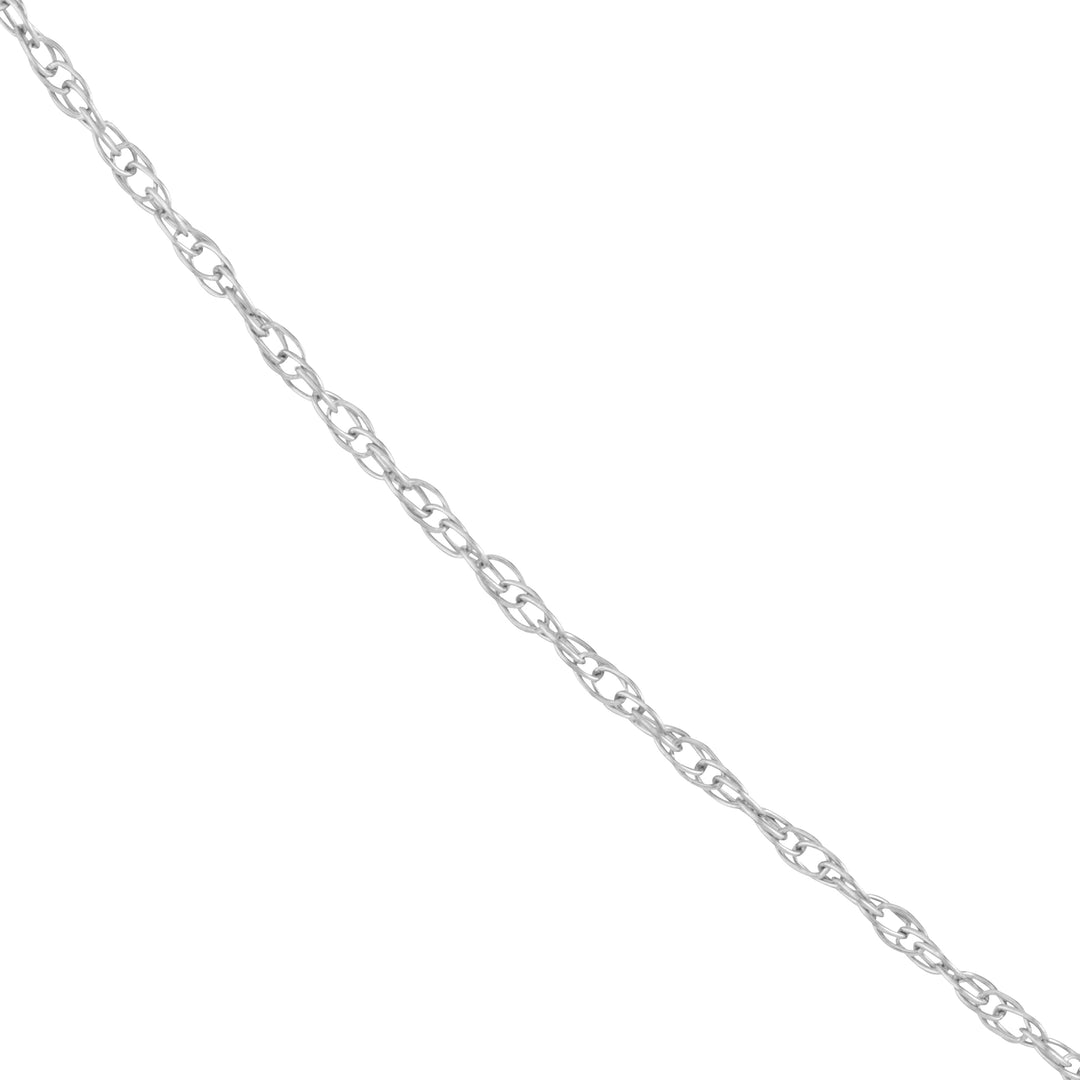 Sterling Silver 0.75mm Pendant Rope Chain