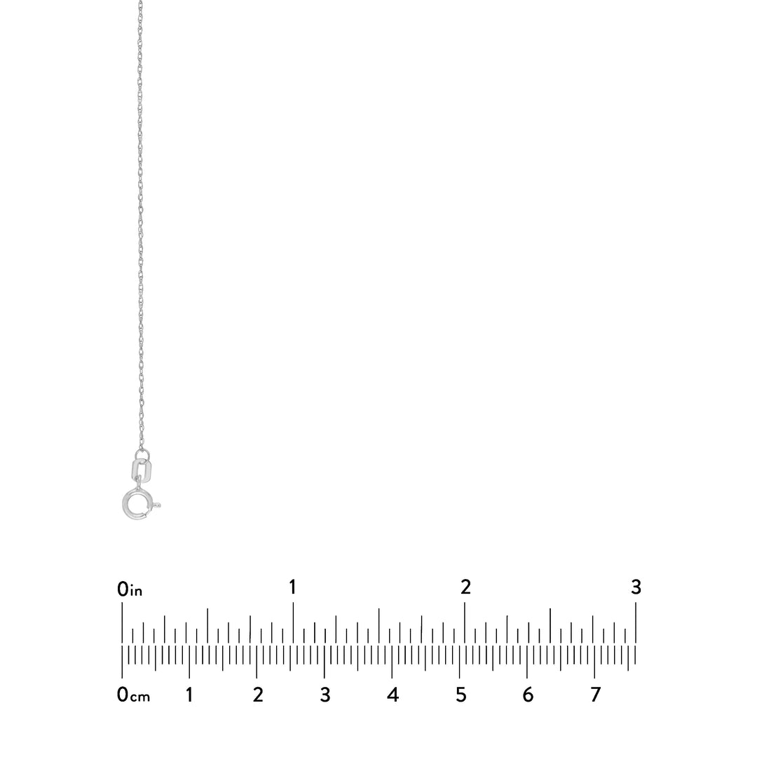 Sterling Silver 0.75mm Pendant Rope Chain