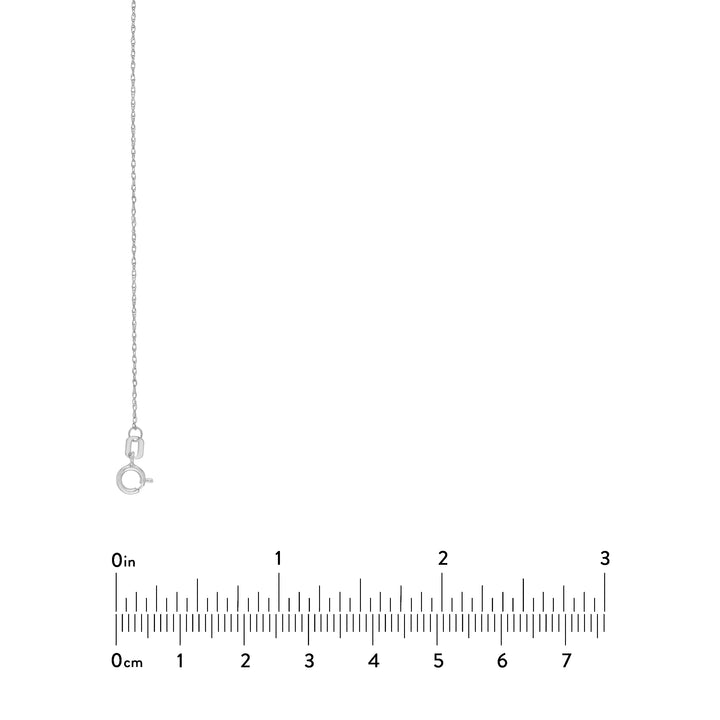 Sterling Silver 0.75mm Pendant Rope Chain