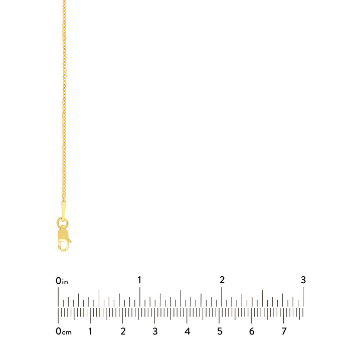 1.45mm Light Cable Chain with Lobster Lock