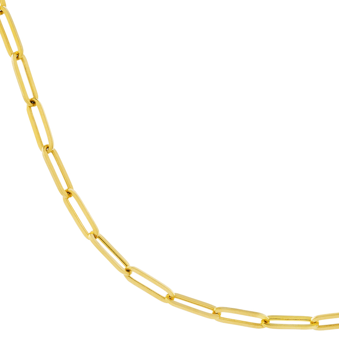 3.80mm Split Hollow Paper Clip Chain