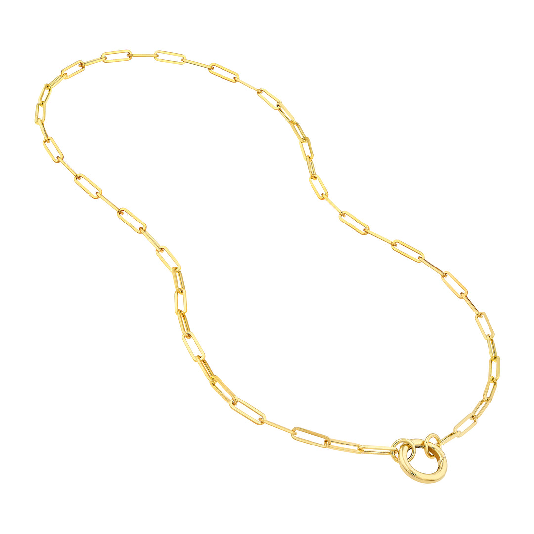 3.80mm Split Hollow Paper Clip Chain