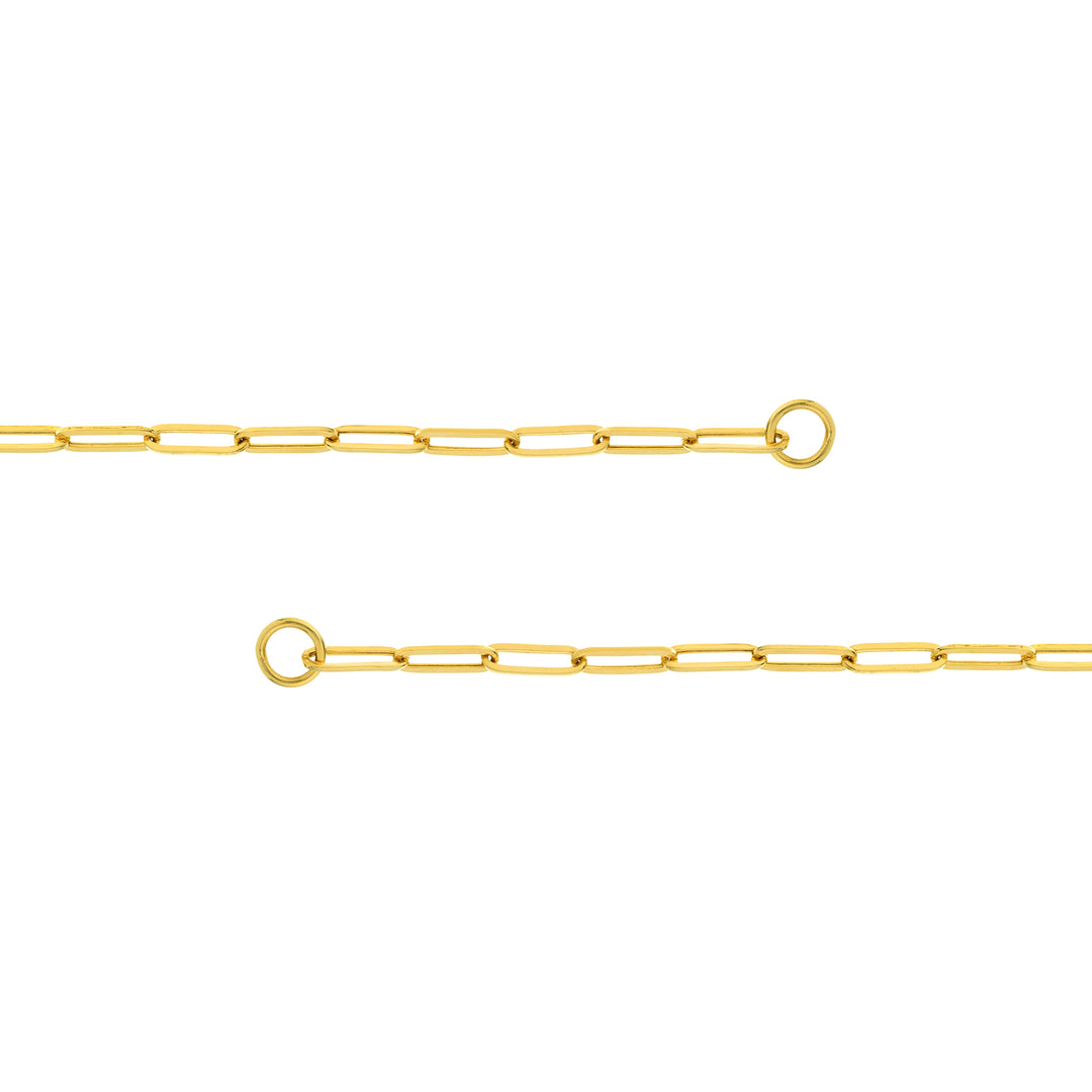 3.80mm Split Hollow Paper Clip Chain