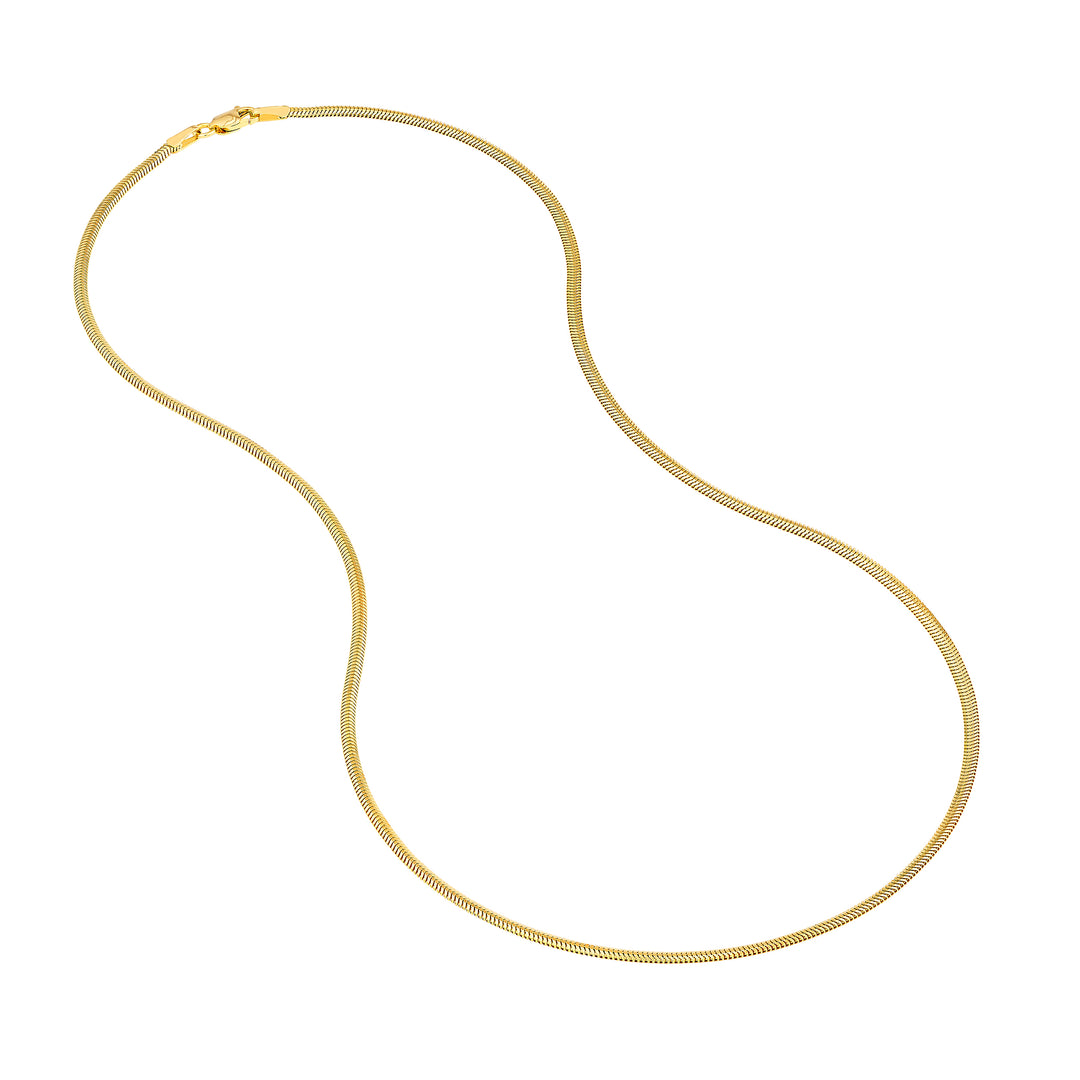 2.15mm D/C Oval Snake Chain