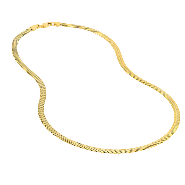 4.2mm Light Oval Snake Chain with Lobster Lock