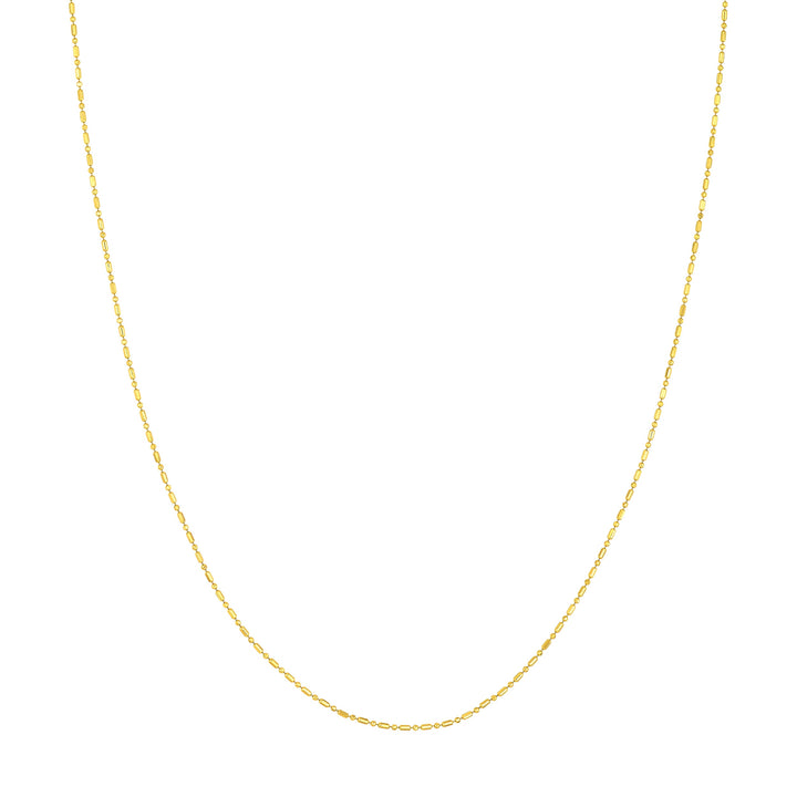 1.0mm D/C Bead and Bar Chain