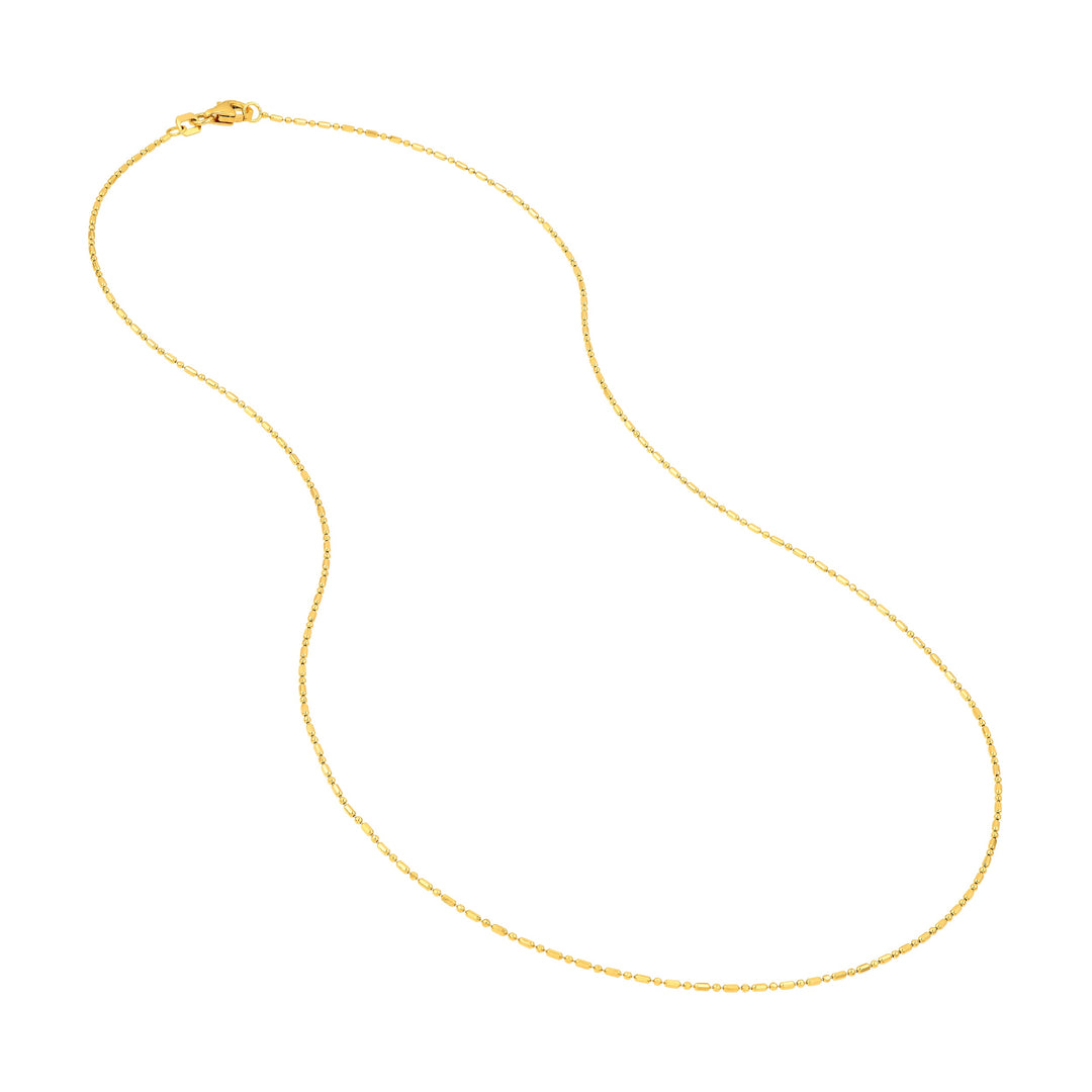 1.0mm D/C Bead and Bar Chain