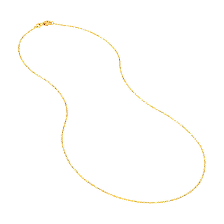 1.0mm D/C Bead and Bar Chain