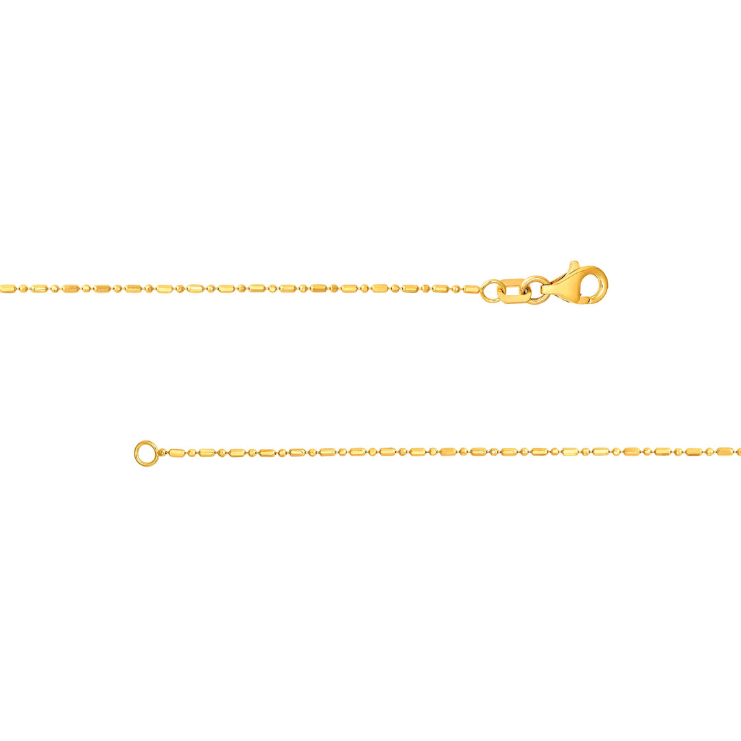 1.0mm D/C Bead and Bar Chain