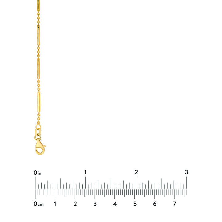 1.50mm D/C 3+1 Bead and Bar Chain