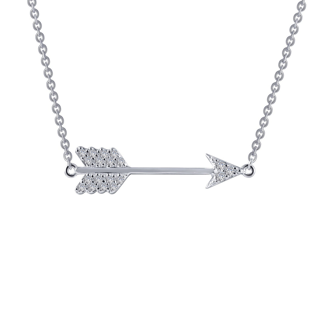 0.19 CTW Arrow Necklace