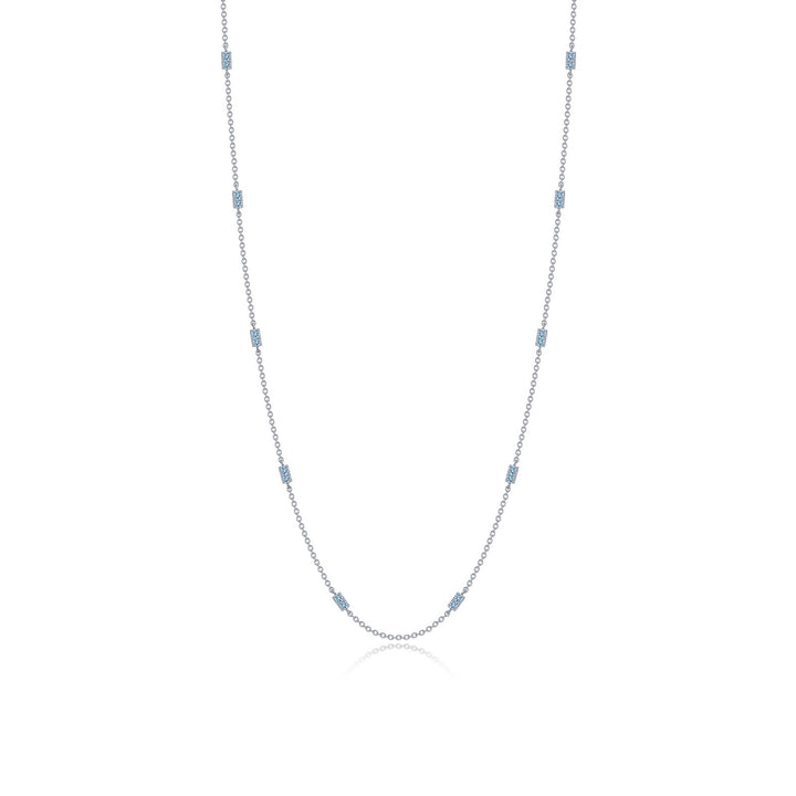 0.6 CTW Adjustable Station Necklace