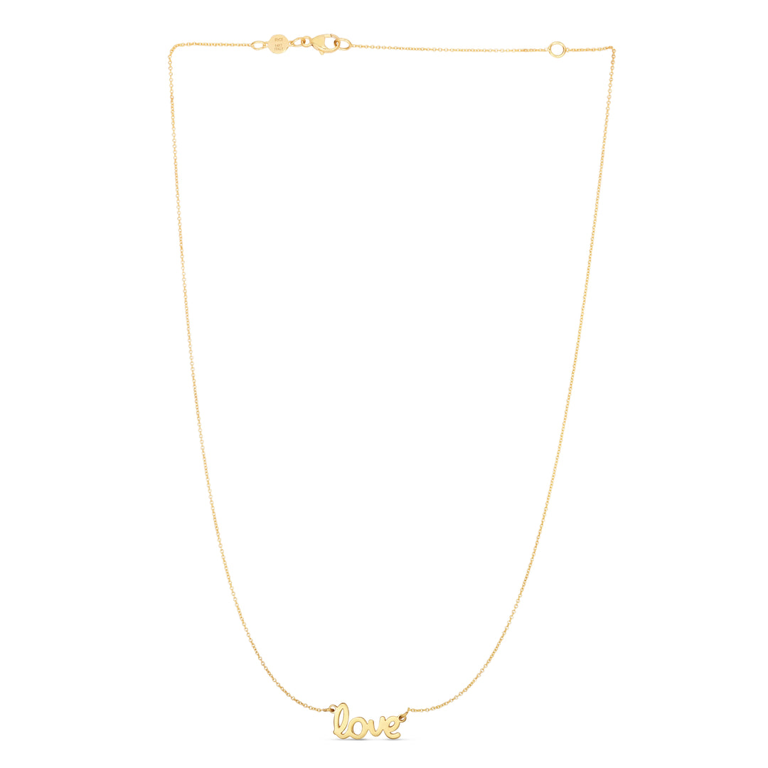 14K Gold Love Necklace