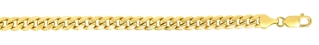 14K Gold 20"" 2.6mm Miami Cuban Chain