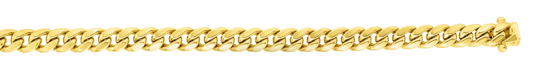 14K Gold 22"" 3.2mm Miami Cuban Chain