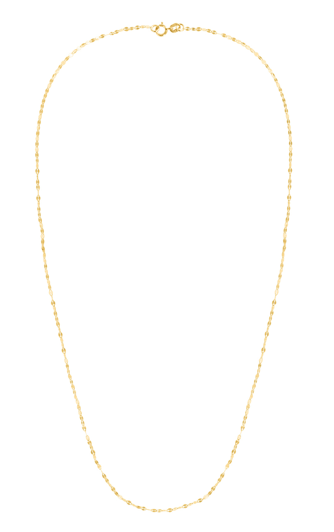 14K Gold 1.4mm Mirror Rolo Chain