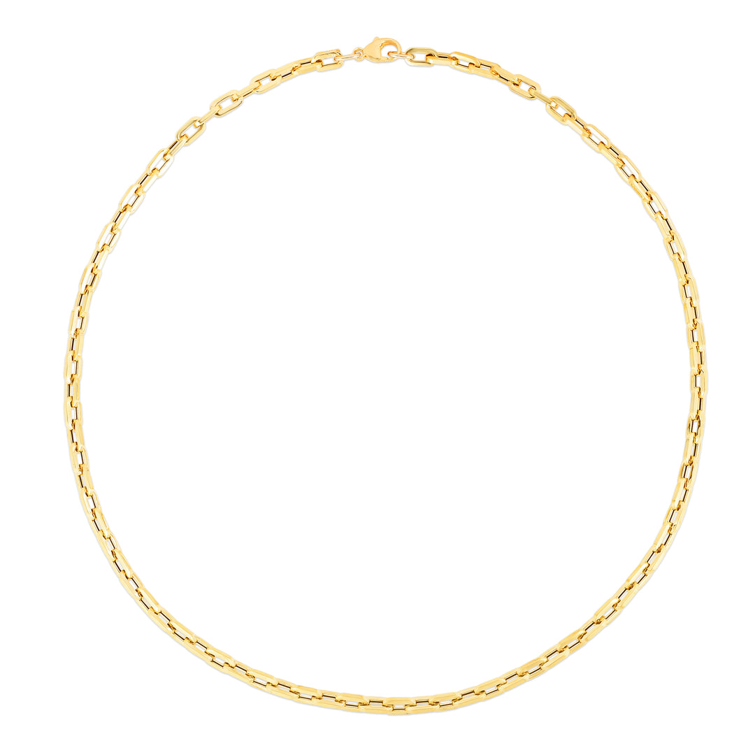 14K Corto Link Paperclip Chain Bracelet