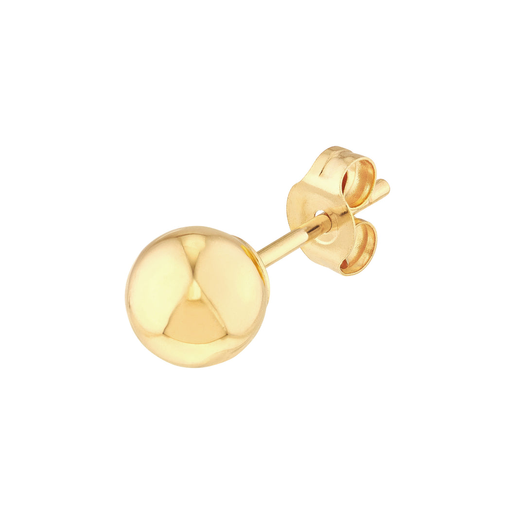 5mm Polished Ball Stud Earrings