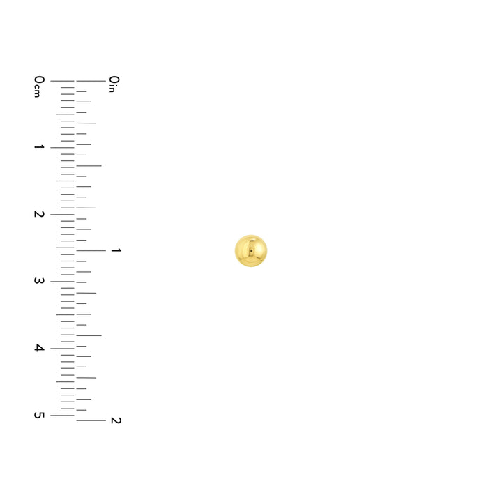 5mm Polished Ball Stud Earrings